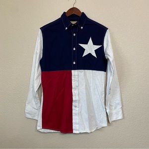 Wrangler Texas Flag Button Down Size Small